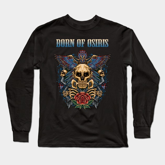 BORN OF OSIRIS BAND Long Sleeve T-Shirt by MrtimDraws